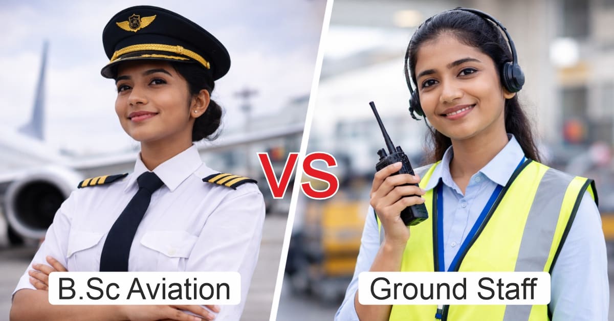 B.Sc. in Aviation vs. Ground Staff: Which is Best?